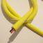 Fleixble Ribbed Pvc Fiber  Yellow Rov Tether Cable