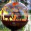 80cm Diameter Corten steel metal fire pit sphere fire pit globe