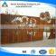 laser cut corten steel sheets for garden screen with frame