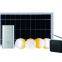 Portable Solar Power Generator with LED Lighting and Mobile Charging