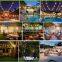 Outdoor LED Commercial String Light with Vintage Edison S14 LED Bulbs for Holiday Garden Patio Christmas Use
