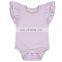 Girl Triple Pearl Sleeve Romper Baby Cotton Leotards Cotton Spandex Gymnastics Leotards