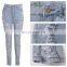 2020 High Waist Casual Blue Destroy Wide Leg Pants Denim Streetwear Ladies Jeans Jeans Pants For Women Baggy