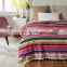 Mexico rainbow beach long polyester blanket picnic sofa bed blanket