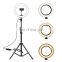 Wholesale 10 inch 26cm tiktok live broadcast photograph beauty led selfie ring light with tripod