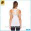Young girls sexy fancy stylish white cutout tank tops