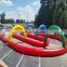 China Manufacturer Pvc Material Amusement Park Interactive Commercial Outdoor Sport Racingg Games Go Kart Inflatable Track Race