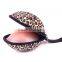 Convenient travelling leopard print underwear storage bag