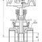 cw617n  Forged Brass Gate Valve DN15- DN100brass valve stem brass gate valve price 200wog