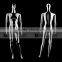 M009-XFMC01 Top sale good quality full body male clear chrome plastic mannequin
