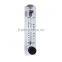 Supply panel flow meter with control valve