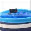 (566) Decorative Home Balcony Round Nursery Bag Simple Design Strips Planter Pot                        
                                                Quality Choice