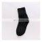 Solid Colors Women 100% Wholesale Soft Cotton Socks Crew Men Socks Tall Soft High Quality Autumn Winter Rib Top