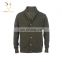 Mens shawl collar knitting cardigan sweater for winter