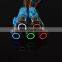 16mm Waterproof Momentary latching 1NO 1NC Metal Push Button Switch Ring and LED light 9-24V 12V 110V 220V Wide Voltage