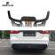 Carbon Fiber XF Rear Diffuser Quad Pipes for Jaguar XF Prestige Base Sedan 2016- 2019