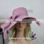 Costume Promotion Cheap Bowknot Ribbon Paper Straw Hat Wholesale