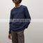 Breathable Dark blue Outside O-Neck Long-Sleeve Cotton T-Shirt Men's T Shirt 2021