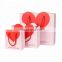 Personalized Small Colorful Craft Cute Paper Bag Heart Shape