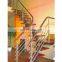 Simple Style Modern Stainless Steel Floating&Straight Stairs Interior Staircase With Handrail Designs