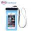 High Quality Classic PVC Waterproof Smart Phone Floating Case with Lanyard
