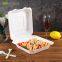 Disposable Biodegradable 9*9 Take away Sugarcane container