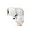 PL series Plastic Male Pneumatic push to connect 90 degree Elbow quick fittings