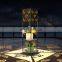 Metal Lantern Garden Lamps Patio Home Decor Solor Lights With Star Pattern Shadow Lawn Landscape Light