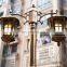 OEM/ODM available 3m 4m 5m 6m fancy cast aluminum yard street light pole