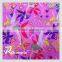100% polyester custom printed fabric design