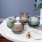 Luxury smokeless custom scented candle empty container glass jar