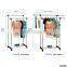 Plastic And Metal Hanging Clothes Drying Rack