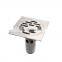 Garden Stainless Steel 304 Circle Tile Insert Cover Hidden Floor Drain