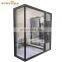 Double Glazed Tempered Glass Windows French Aluminum Frame Casement Window For Home Villa