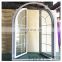 Good aluminum alloy flat door with insulating glass and imported hardware accessories