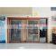 large sliding glass doors High performance tempered glass narrow frame interior partition aluminum sliding door