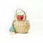 Basket with Hard Shape Water Hyacinth Handbag New Arrival Beach bag Eco basket Wholesale