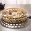 Best Price co-friendly natural material bamboo storage basket natural wicker platter tray serving tray wholesale