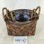 Wood Chip Decorative Hand Woven Baskets Flower Basket