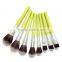 Green bamboo, a senior south Korean nylon hair brush sets, 2015 to the latest version