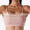 High quality sports bra activewear women gym yoga workout ladies custom logo sports bra open back