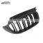 F32 Carbon Fiber Car Grills Front Bumper Kidney Grille Dual Slat Grill For BMW 4 Series F32