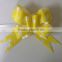 Fabric sheer butterfly ribbon pull bow, pom pom pull bow, China Made decorative bow