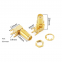 SMA KWE RF Adapter Female jack connector Right Angle Solder type Antenna CONNECTOR PCB Mount 20MM
