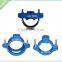 DI, Ductile Iron Saddle Clamp for PVC, PE, Ductile Iron Pipe