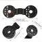 Shade Cloth Clips - Black Round Plastic Sun Shade Clip