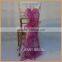 C003E china wholesale light pink blush organza cheap chair covers for sale