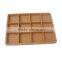 Custome color and size wood jewelry tray with removed insert G-12