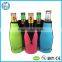 screen printing logo neoprene wine 2 bottle tote for party carrying