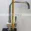 Single Handle Brass Kitchen Faucet Single Hole Long Neck/Deck Mounted Chrome Faucet
